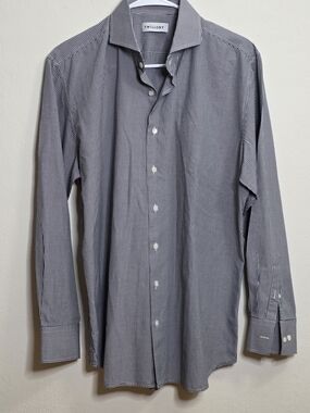 Twillory Black & White Gingham Shirt - Twillory Label 16.5 34-35